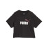 Puma Girls Logo Cropped T T-Shirt for Kids