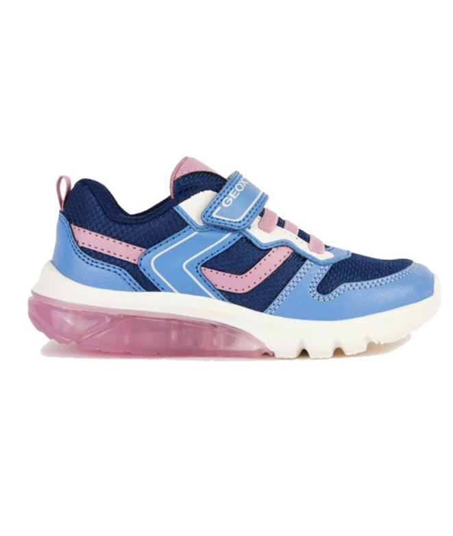 Chaussures Geox Ciberdron Fille Bleu marine/rose