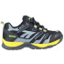 Chaussures by Montagne Hi-Tec Muflon Low Waterproof Noir-Gris-Lime Neon Kids