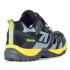 Chaussures by Montagne Hi-Tec Muflon Low Waterproof Noir-Gris-Lime Neon Kids