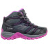 Botas de Montagne Hi-Tec Muflon Mid Wp Femme Noir/Charcoal/Pourpre