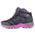 Botas de Montagne Hi-Tec Muflon Mid Wp Femme Noir/Charcoal/Pourpre
