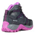 Botas de Montagne Hi-Tec Muflon Mid Wp Femme Noir/Charcoal/Pourpre