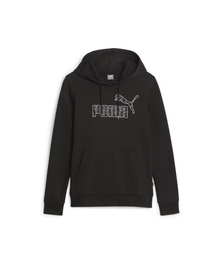 Sweat-shirt Puma Ess+ Animal pour femme Noir
