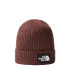 Chapeau Mountain Hat The North Face Logo Box Cuffed Brown