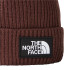 Chapeau Mountain Hat The North Face Logo Box Cuffed Brown