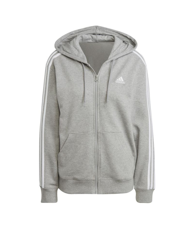 Sweatshirt adidas 3S Ft Fz R Hd Women's