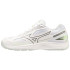Chaussures Volley-ball Mizuno de Cyclone Speed 4 White Femme