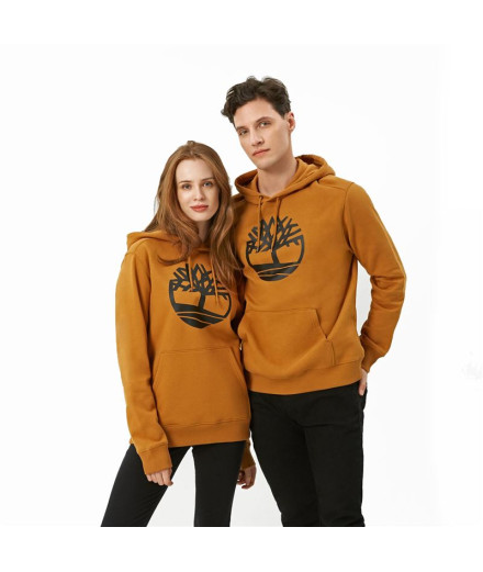 SweatshirtTimberland Kenn Tree Logo Hoodie Wheat