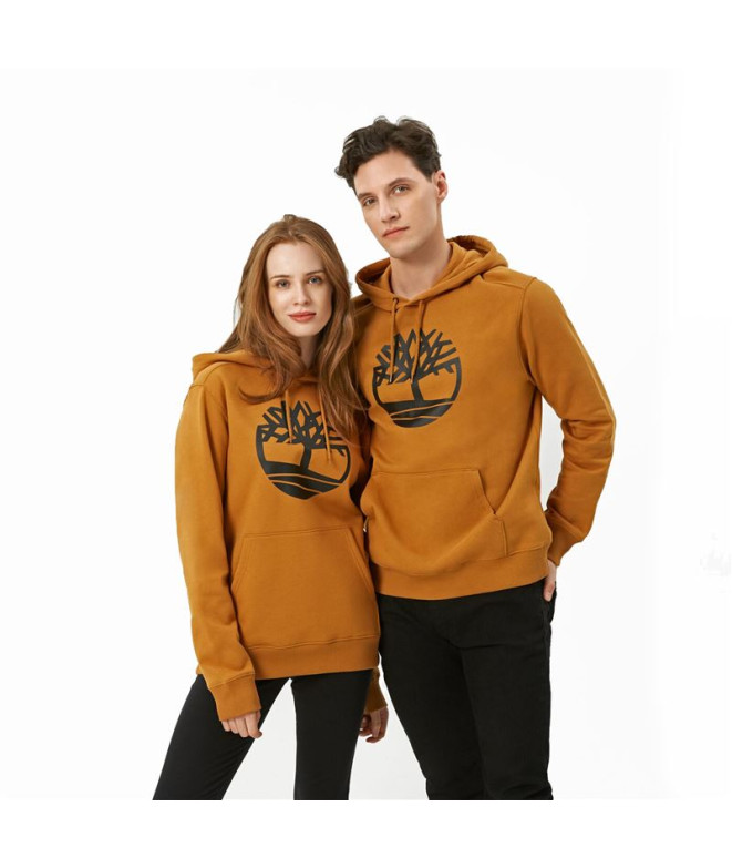 SweatshirtTimberland Kenn Tree Logo Hoodie Wheat