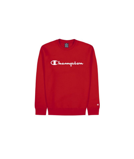 Sweat Champion Col ras du cou Rouge Homme