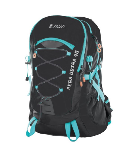 Sac à dos Montagne Joluvi de Peñaubiña 40 Noir Turquoise
