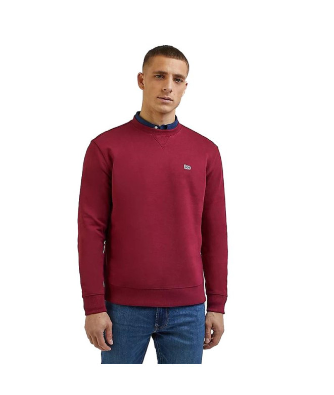 Sweat Lee Plain Crew Sws Homme