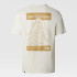 T-Shirt Montagne The North Face Cervin Visage Blanc Homme