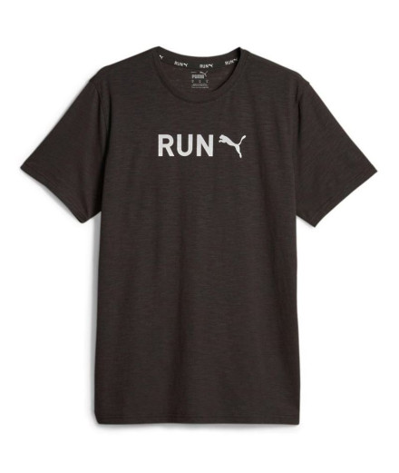 T-shirt from Fitness Puma Hommes Graphic Ru Noir-Q3 Homme