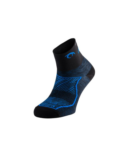 Chaussettes de Running Lurbel Race Three Noir/Bleu Royal