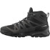 Bottes d'alpinisme Salomon X Ward Leather Mid Gore-Tex Noir/Gris Homme