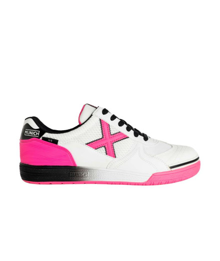 Chaussures de Football Sala Munich G-3 Indoor 382 Blanc