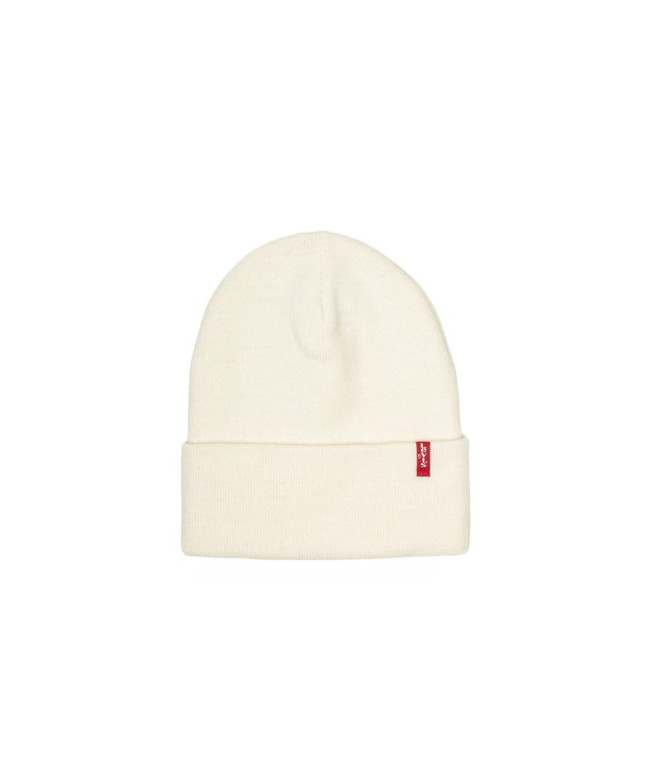 Bonnet Levi's Slouchy Red Tab Beanie Regular White