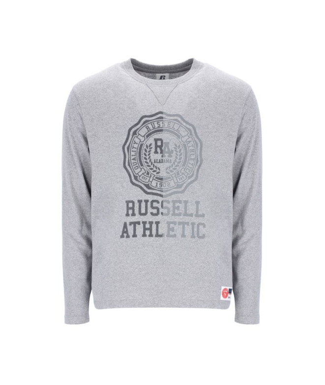 T-shirt Homme Russell Long Sleeve Ath Rose...