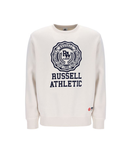 Sweat Homme Homme Russell Ath Rose White Sand White