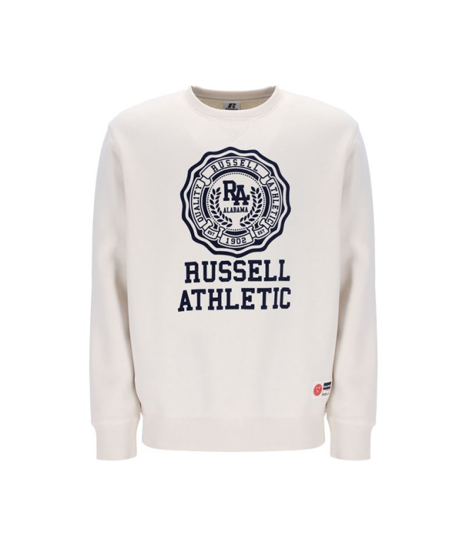 Sweat Homme Homme Russell Ath Rose White Sand...
