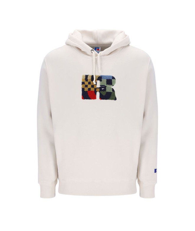 Sweat Homme Homme Russell Hoody Makie White...