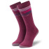 Chaussettes de Ski y SnowFemme Burton Emblem Midweight Sangria
