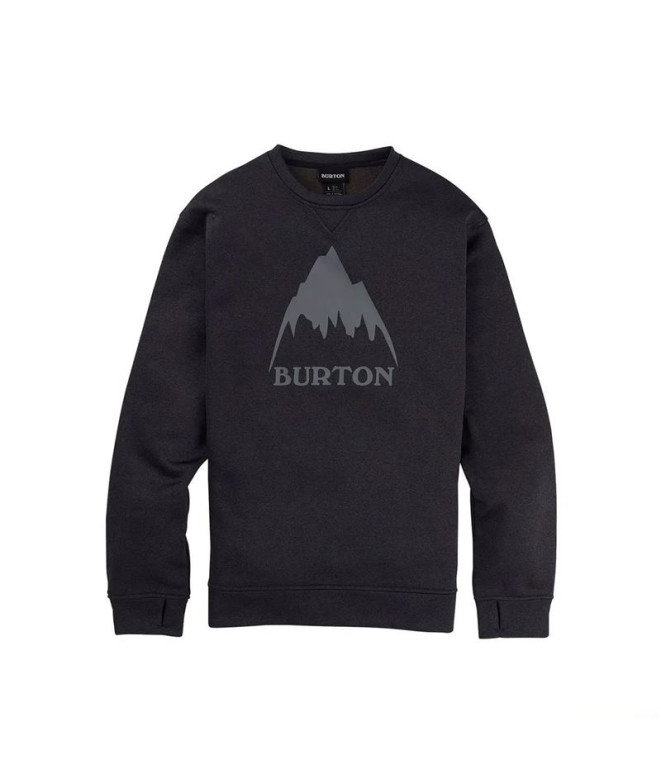 Sweat Homme Burton Oak Pullover Crew Noir
