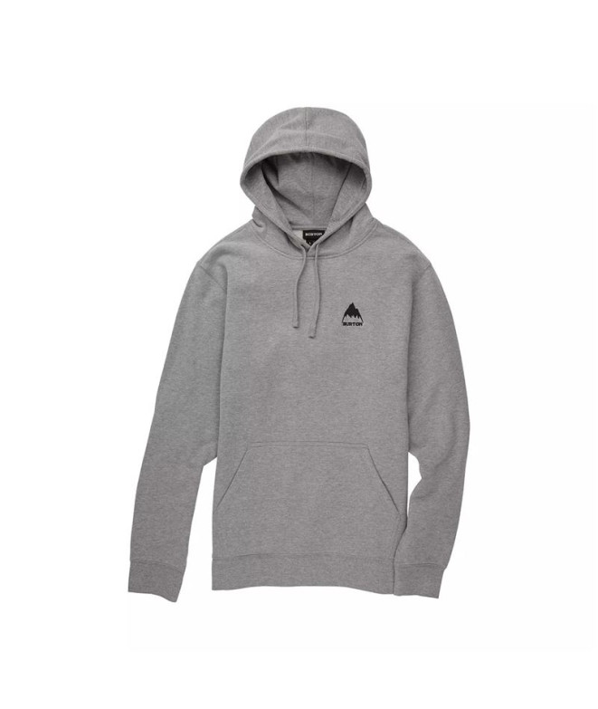 Sweat Burton Mountain Pullover Hoodie Grey