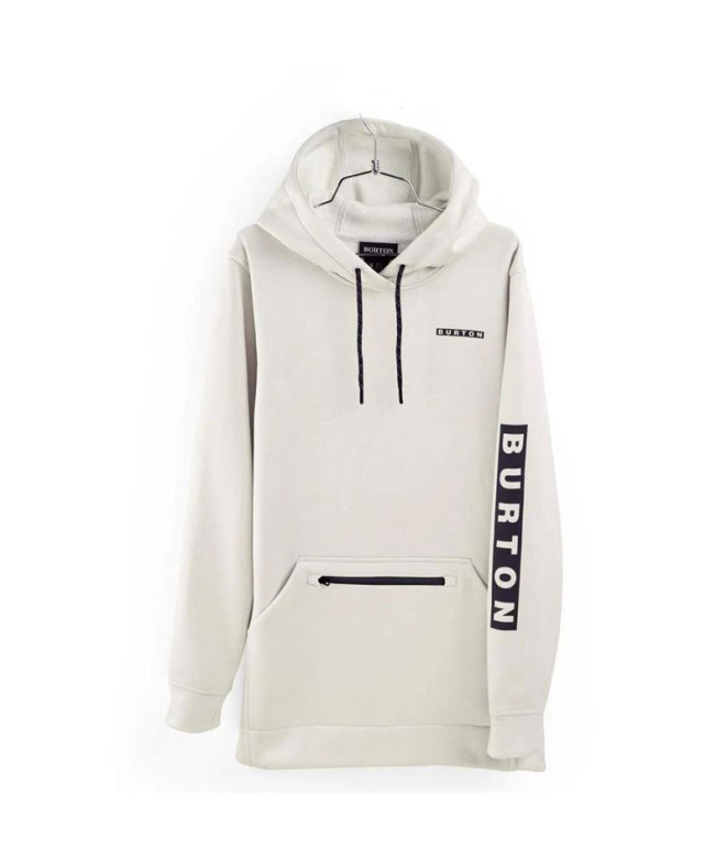 Sweat Burton Oak Long Pullover Hoodie White