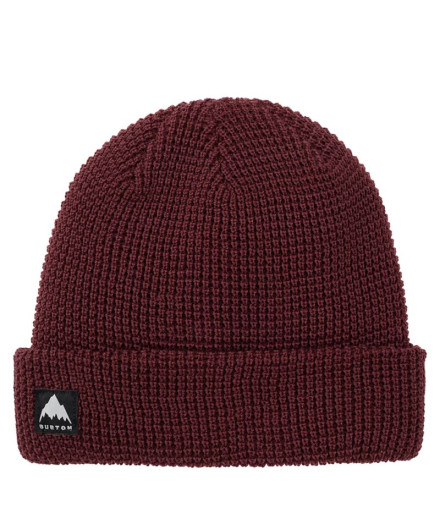 Bonnet Gaufre recyclée Burton Grenat