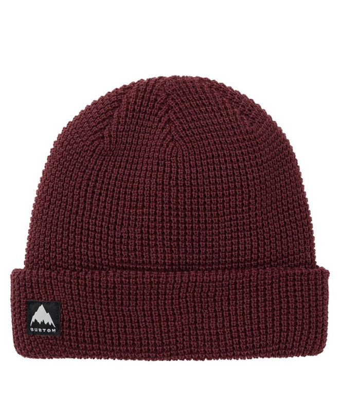 Bonnet Gaufre recyclée Burton Grenat