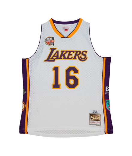 T-shirt basket-ball de Mitchell and Ness Lakers Pau Gasol
