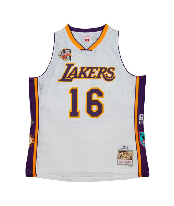 T-shirt basket-ball de Mitchell and Ness Lakers...