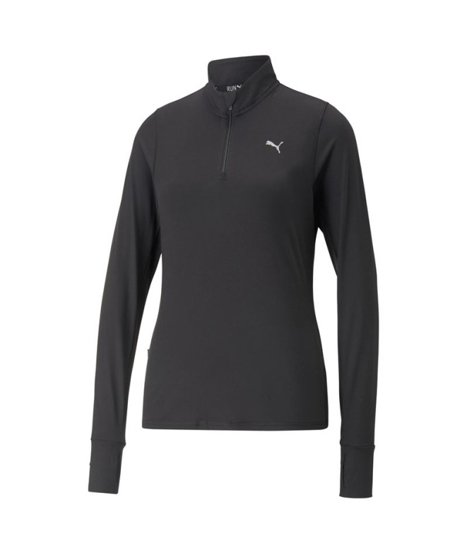 T-shirt Running de Puma Run Favorite 1/4 Zip Femme