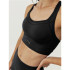 Top Born Living Yoga Unai Black Femme