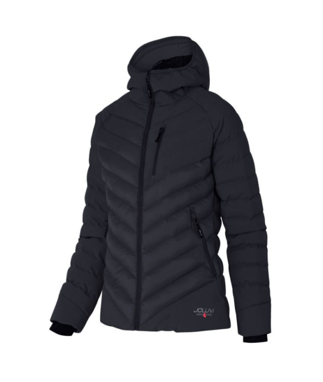 Anorack Joluvi Heat Riva Noir/Noir Femme