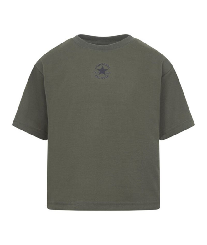 T-shirt Converse Chuck Patch Boxy Converse Vert...
