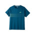 T-shirt de running Brooks Atmosphere Short Sleeve 2.0 Ocean/Pixel Stripe Hommes