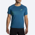 T-shirt de running Brooks Atmosphere Short Sleeve 2.0 Ocean/Pixel Stripe Hommes