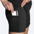 Pantalon Running Brooks de Chaser 5" 2-en-1 Noir Femme