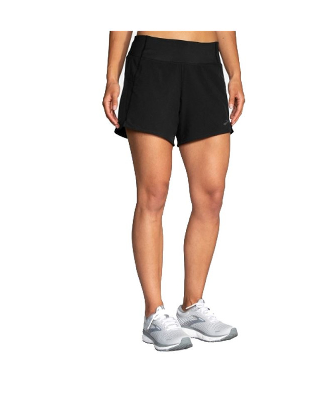 Pantalon Running Brooks de Chaser 5" Noir Femme