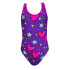 Maillot de bain Natation Ras by Estela Classic Back Purple Femme