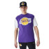 New Era NBA Colour Insert LA Lakers Purple Men's T-Shirt
