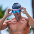 Lunettes de natation Aqua Sphere Vista Pro Dark Gray Orange Lenses Mirror Blue