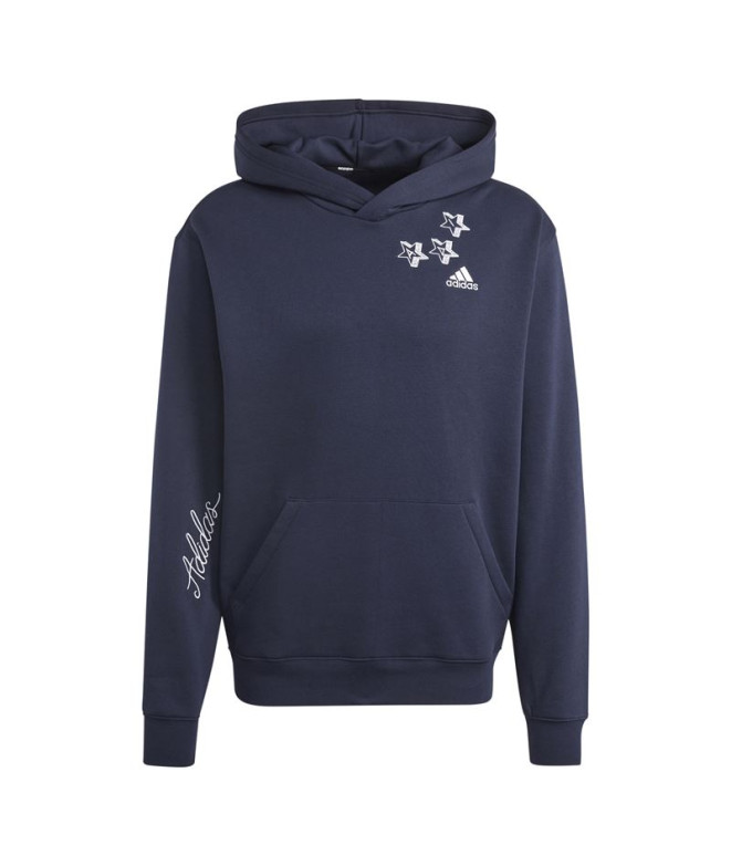 Sweatshirt adidas Bl Fl Hd Q3 Fl Hommes
