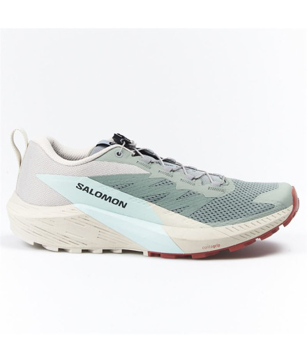Chaussures de Trail Salomon Sense Ride 5 Vert/Gris/Bleu...