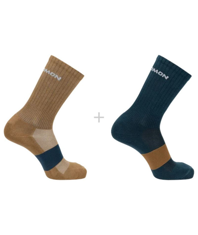 Chaussettes randonnée Salomon 2-Pack- Gris...