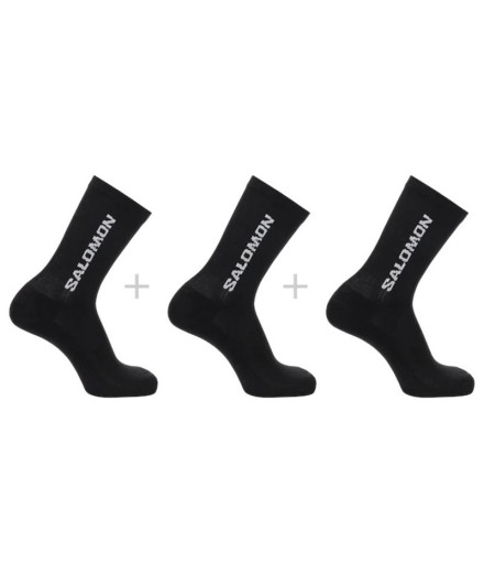 Chaussettes de Fitness Salomon 3-Pack-Vanilla Ice-Metal-H